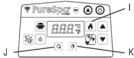 INTEX PureSpa Greystone Deluxe Square 128452EX - WHIRLPOOL BEDIENFELD (STEUEREINHEIT-OBERTEIL) - 1