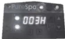 INTEX PureSpa Greystone Deluxe Square 128452EX - Aktivierung des Desinfektionssystems: - 1
