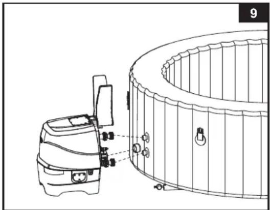 INTEX PureSpa Plus Bubble Massage 128432 - Whirlpool Steuereinheit Installation - 1