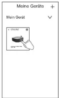 Meine Geräte + Main Gerät + ONLINE SPA