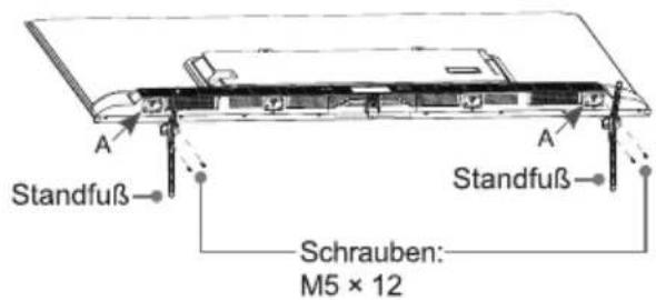 Standfuß A Standfuß A Schrauben: M5 × 12