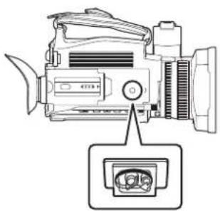 PANASONIC AG-CX18 - Anbringen eines Stativs - 1