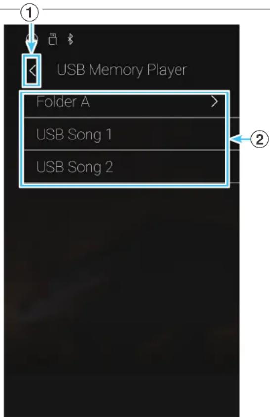 KAWAI AURES AR - ② USB Speicher Song Liste - 1