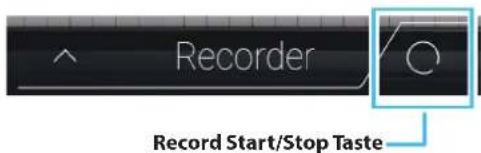 Recorder Record Start/Stop Taste