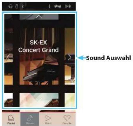 SK-EX Concert Grand Sound Auswahl