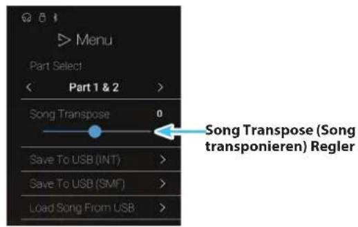 KAWAI AURES AR - ■Song transponieren - 1