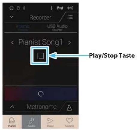 KAWAI AURES AR - Tippen Sie auf die [Play/Stop] Taste. - 2