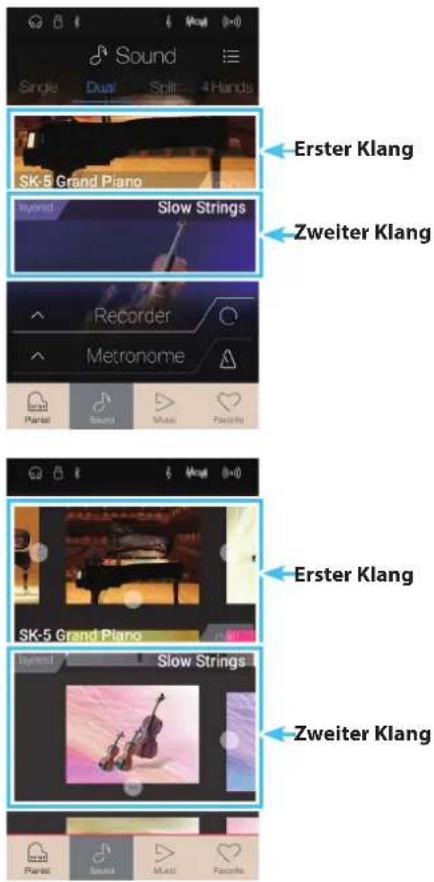 Sound Single Dual Split 4 Hands SK-5 Grand Piano Erster Klang Beyond Slow Strings Zweiter Klang Recorder Metronome Piano Sound Music Favorite SK-5 Grand Piano Erster Klang Beyond Slow Strings Zweiter Klang Piano Sound Music Favorite