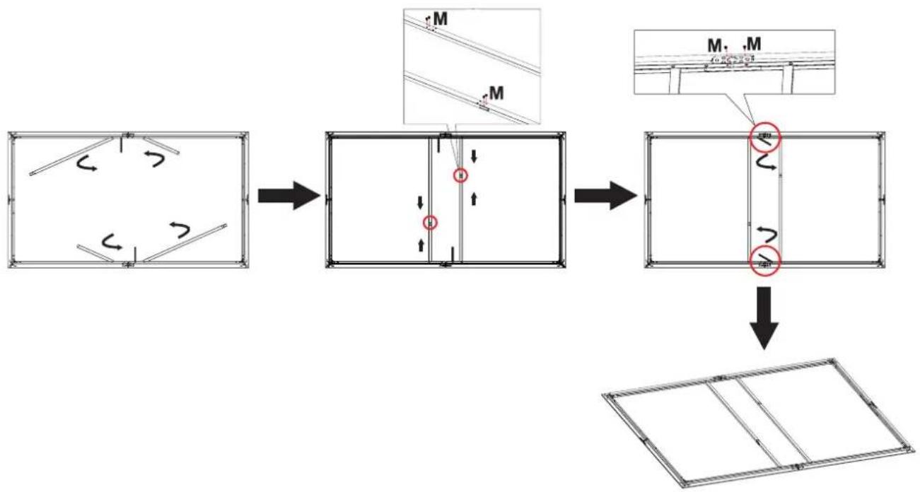 HISENSE DLT120-B - Zusammenbau des inneren Rahmens - 7