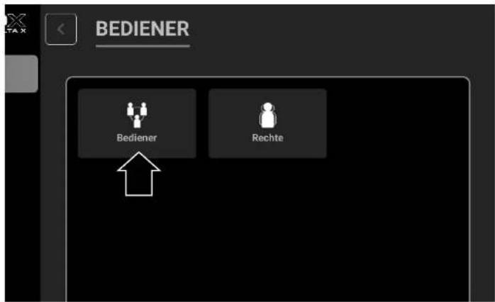BEDIENER Bediener Rechte