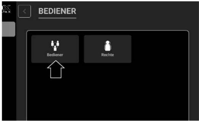 BEDIENER Bediener Rechte