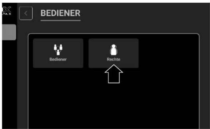 BEDIENER Bediener Rechte