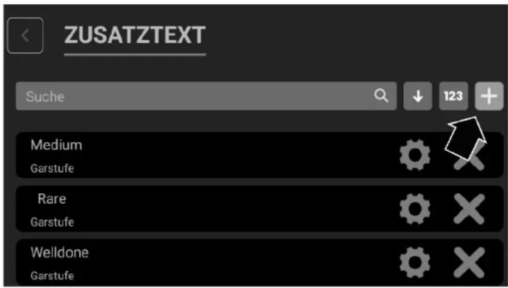 ZUSATZTEXT Suche ↓ 123 + Medium Garstufe Rare Garstufe Welldone Garstufe