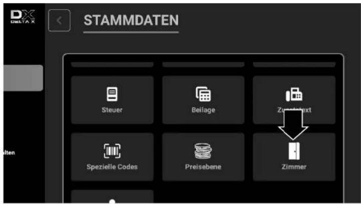 STAMMDATEN Steuer Beilage ZimmerText Spezielle Codes Preisebene Zimmer