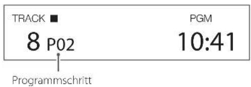 TRACK ■ 8 P02 Programmschritt PGM 10:41