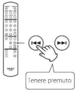 TRAC Tenere premuto