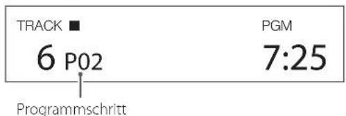 TRACK ■ 6 P02 Programmschritt PGM 7:25