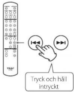 TEAC Tryck och håll intryckt