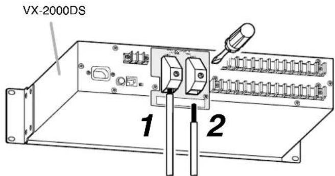 TOA VX-2000DS ER - Hinweis - 1