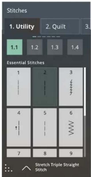 PFAFF Expression 715 - Stich laden - 1