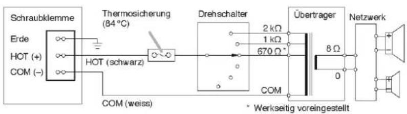 TOA BS-1015BSW - INTERNE VERDRAHTUNG - 1