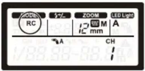 MODE RC 5% ZOOM 12 mm LED Light A CH 1 1