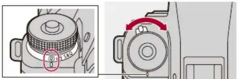PANASONIC Lumix S1R II - Wählen Sie [] als Modus aus. - 1