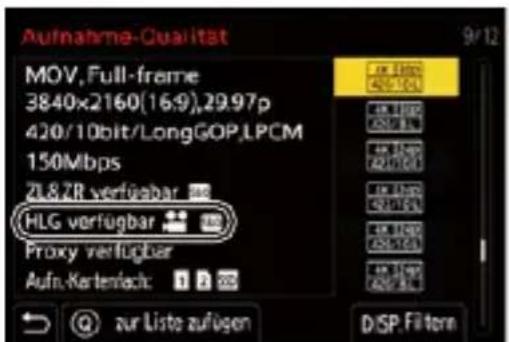 Aufnahme-Qualität 9/12 MOV, Full-frame 3840x2160(16:9),29.97p 420/10bit/LongGOP,LPCM 150Mbps ZL8ZR verfügbar HLG verfügbar Proxy verfügbar Auf-Kertenfach: @ zur Liste zufügen 48.1300 48.1300 48.1300 48.1300 48.1300 48.1300 48.1300 48.1300 48.1300 48.1300 48.1300 48.1300 48.1300 48. DSP. Filtern