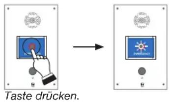 Taste drücken.