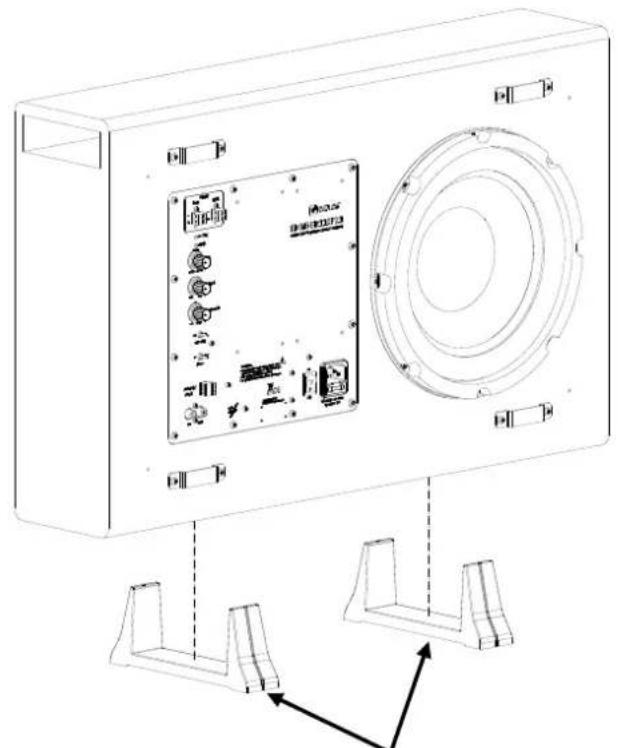 Ecler EDGE-SB10P21 - Vertikaler Bodeneinbau - 2
