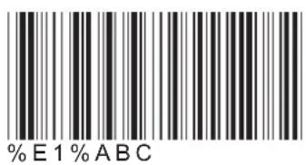 % E 1 % ABC