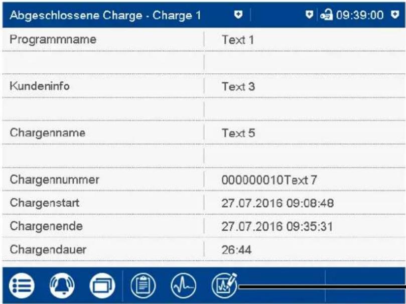 Jumo Logoscreen 600 - Abgeschlossene Charge - 1