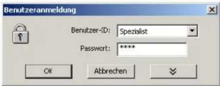 Jumo Logoscreen 600 - Anmeldung am Setup-Programm - 1