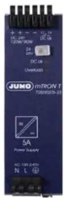 + - DC 24V DC 5k 5A 24 24V DC 5k Overload JUMO mTRON T 740/825-33 5A Power Supply AC 100 (40Hz) N L