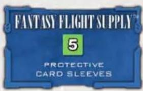FANTASY FLIGHT SUPPLY™ 5 PROTECTIVE CARD SLEEVES