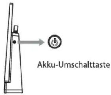 Akku-Umschalttaste