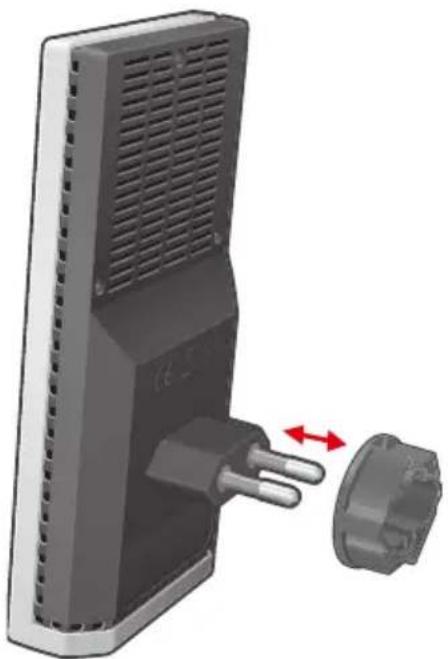 AVM FRITZ!Repeater 2700 - Schuko-Adapter - 1