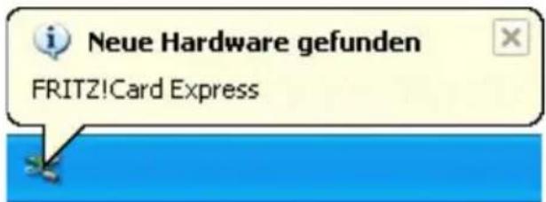 i Neue Hardware gefunden FRITZ!Card Express