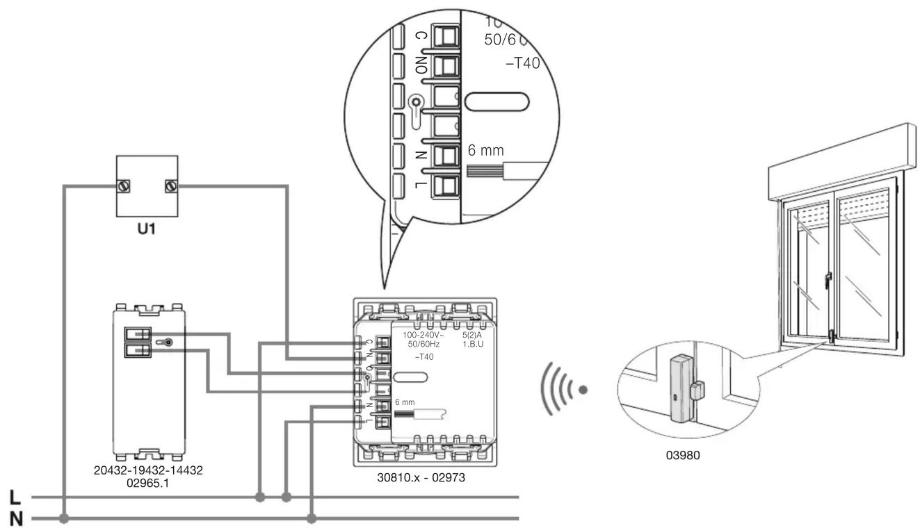 U1 20432-19432-14432 02965.1 30810.x - 02973 10 50/6 -T40 6 mm 100-240V- 5(2)A 50/60Hz -T40 1.B.U 6 mm L N 03980