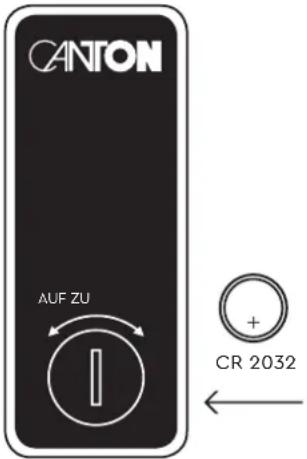 CANTON AUF ZU CR 2032