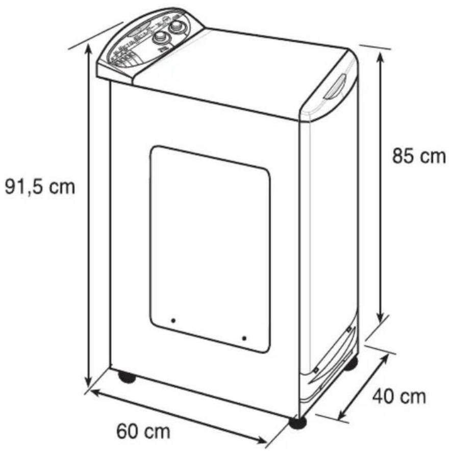 91,5 cm 85 cm 60 cm 40 cm