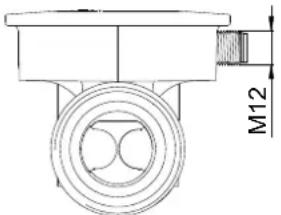 Jumo flowTRANS US W01 - Anschlussbelegung der M12-Steckverbindung - 1