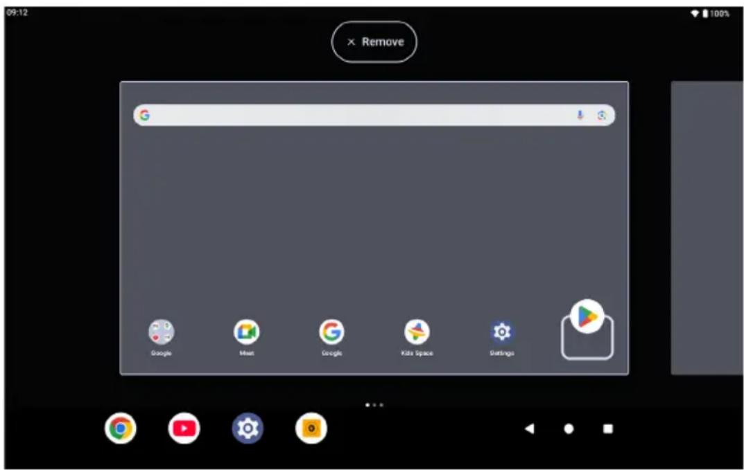 09:12 × Remove Google Mail Google Kita Space Settings