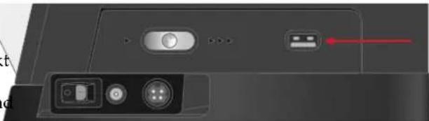 PFAFF Creative expression 750 - USB-Anschlüsse - 1