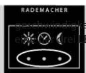 RADEMACHER RolloTron Standard Minigurt 1340 - Die Motorgeschwindigkeit für Automatikfunktionen einstellen - 2
