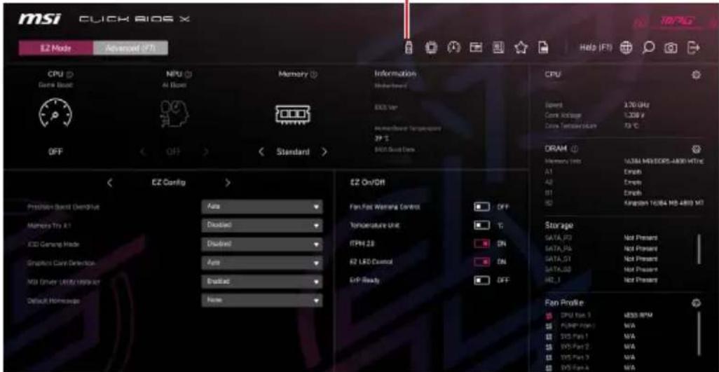 MSI PRO B840M-P WIFI6E - M-Flash - 1