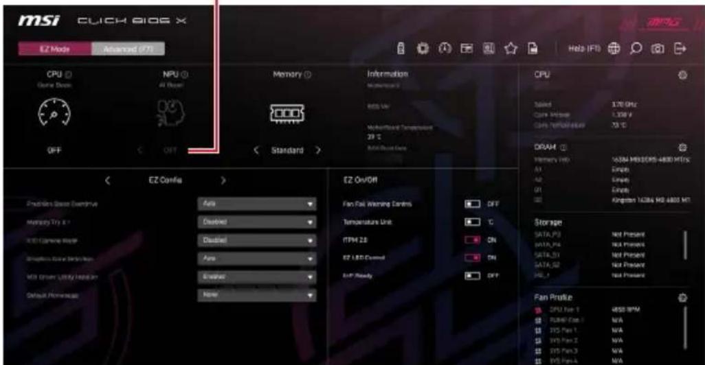 MSI PRO B840M-P WIFI6E - AI Boost - 1