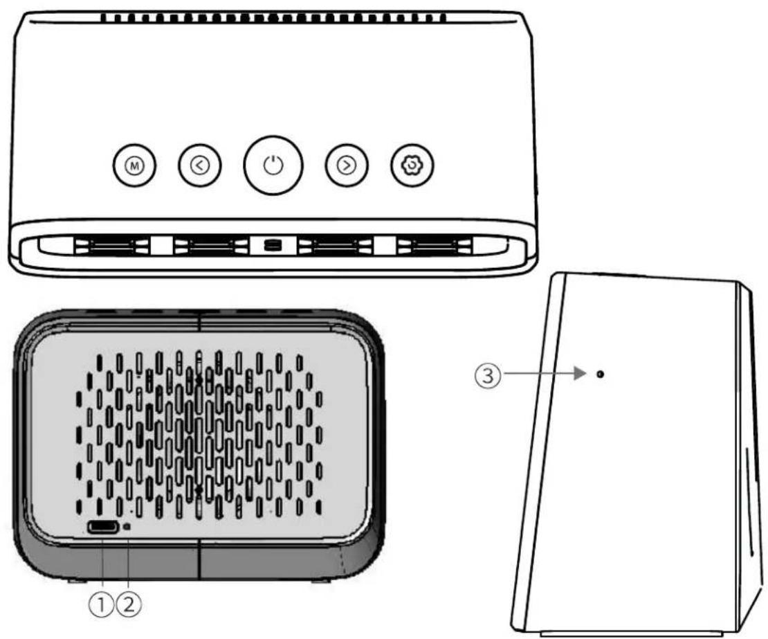 DENVER EC-54 - a) Funktion der Tasten - 1