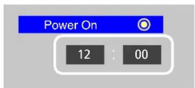 Power On 12 : 00