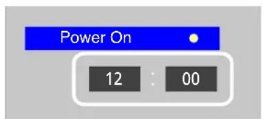 Power On 12 : 00